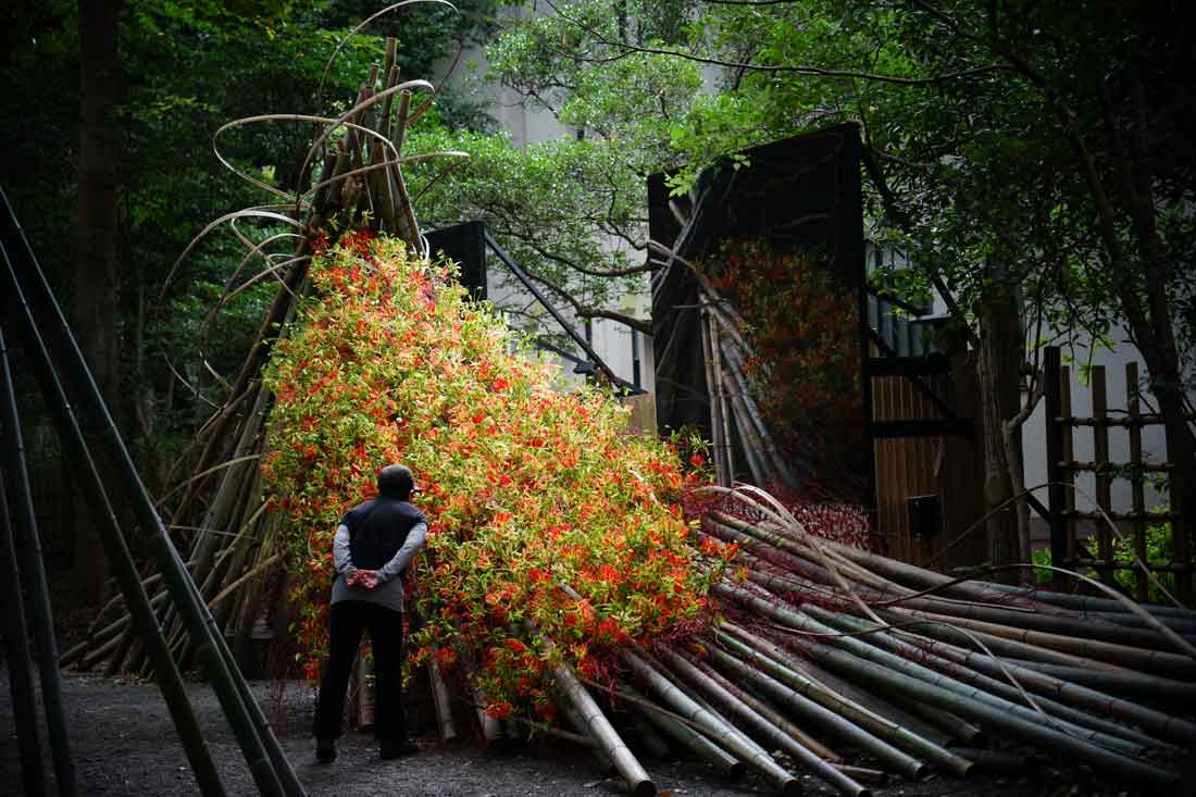 Instalación del japonés Yuji Kobayashi.