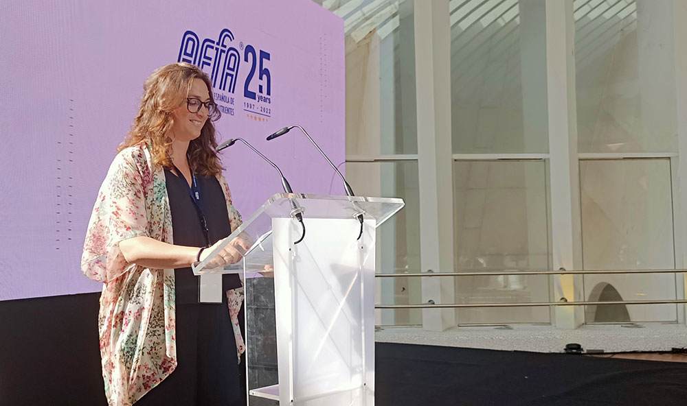 Camino García en la Gala AEFA 25 Aniversario