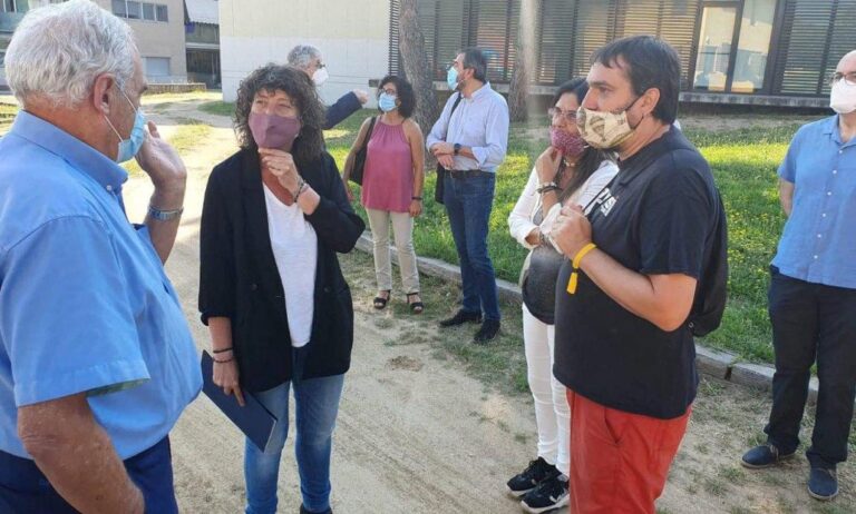 La consellera Jordà amb l'Associació de Viveristes, a Celrà